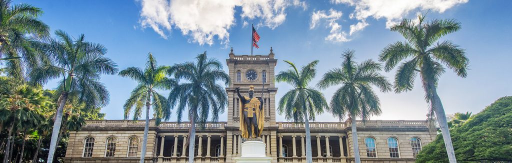 King Kamehameha Statue in Honolulu, Hawaii