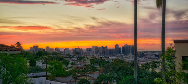 Sunset in San Diego