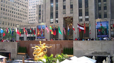 New york city performance rockefeller center