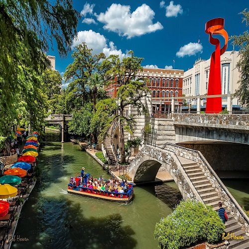 cruising the riverwalk in texas