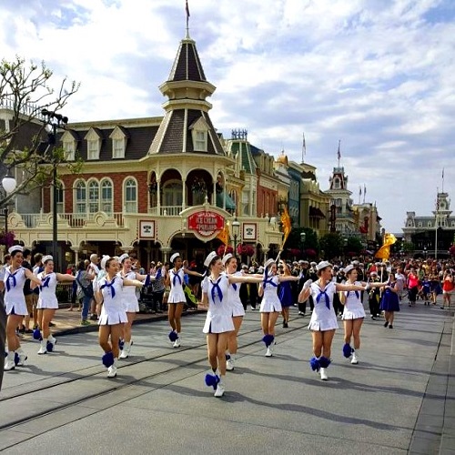 dancers in a parade
