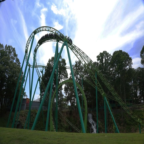 Six flags Atlanta Georgia Rollercoaster