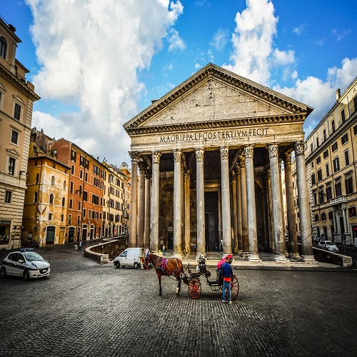 ancient roman temple