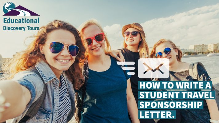 Four people smiling together, showcasing the impact of sponsoring students and supporting their educational journeys.